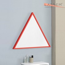 [라샘] 허니 삼각 벽거울 화장대거울 SHMR1726 (착불), 종류:허니 삼각 벽거울 블랙