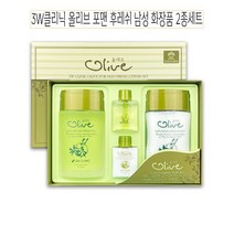 3W클리닉 올리브 포맨 후레쉬 남성 화장품 2종세트-O 남자 남성 화장품 스킨 로션 옴므 맨 20대 30대 40대 50대 남자 친구 아빠 생일 선물, 1, 본상품선택