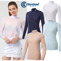 클리브랜드 여성용 골프 UV차단 냉감 초경량 스트라이프 이너웨어 CGKWIT755