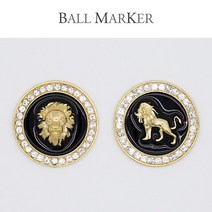 골드라이언 사자 LION 자석 골프 볼마커 LF-BM04/05, 사자두상(LF-BM04), Free