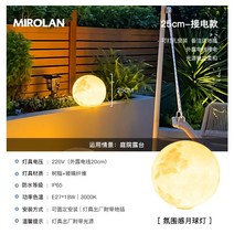 대형 인테리어 달조명 무드등 실외 카페 보름달 초승달 감성 조형물 LED 포토존 모양 오브제, 보름달 25CM 전선연결형