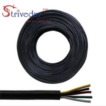 UL 2464 22AWG 10 미터 2C/3C/4C/5C/6C 멀티 코어 PVC 케이블 재킷 주석 도금 구리 와이어 오디오 케이블 전원 케이블 와이어, 22 AWG, 5C