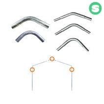 상인농자재 곡부연결봉 (신형) 5개묶음 파이프 연결봉 비닐하우스자재, 곡부연결봉_32mm용_108도(신형_5개묶음)