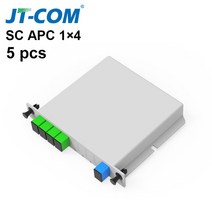 광케이블 광컨버터 광센서 PLC 카세트 삽입 유형 SC APC 1x4 광섬유 분배기 1x8 UPC 상자 FTTH 1x16, 01 1x4 SC APC 5pcs