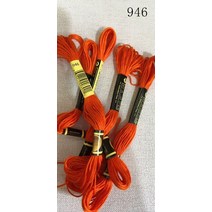 수놓기 자수놓기 10 조각 두 개의 레이블 십 실십 실맞춤 실 색상 17, 6 가닥, 946
