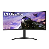 LG전자 LG UltraWide QHD 34인치 컴퓨터 모니터 34WP65C-B VA HDR 10 호환성 및 AMD FreeSync 프리미엄 블랙, 1개