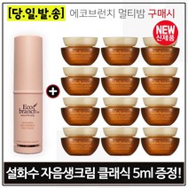 에코브런치 멀티 밤 구매시 샘플 자음생크림 클래식 5ml x12개 (총 60ml) 최근생산, 1개