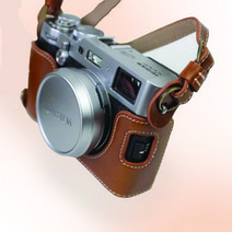 후지필름 Fuji X100F 카메라 보호 가방 가죽 속사케이스 스트랩 크로스백, 후지X100F, 후지X100F