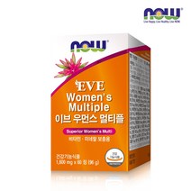 [한국공식총판] 나우푸드 이브 우먼스 멀티비타민 60정 1박스 (2개월분), 1개, 96g