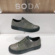 소다 소다 남성 스니커즈 2022CM125 카키 ( 밴드끈슈즈 가벼우면서 편안한 스니커즈) NC신구로