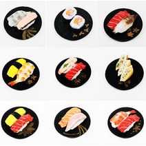 3dpShop 3개 초밥 미니어쳐 냉장고 자석, Bset