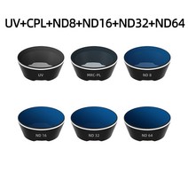 드론호환 부품 DJI FPV 콤보 드론용 렌즈 필터 중성 밀도 ND 4 8 16 32 64 UV CPL 카메라 액세서리 용, [10] 6 in 1