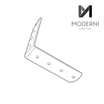 모더니가구 헤드보드 이음쇠, 기역자이음쇠 10cmx10cm 2개