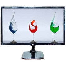 대기업 브랜드 23인치 와이드 LED모니터 삼성 LG HP DELL LENOVO TG 사무용 업무용, B급 23인치 와이드 LED모니터, RGB(D-SUB)케이블