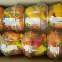 싱싱 당일작업 미니 파프리카 3색(8팩) 1박스, 미니파프리카3색(8팩)-1박스