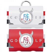 골프볼 파우치 케이스 주머니 골프공 블랙 라운딩 골프 미니 볼백 힙색 팬 용품 언더볼 TEE 수납 가방, 02-성씨 맞춤 [고객 서비스 문의]