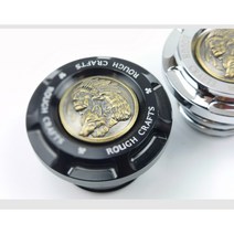 할리 데이비슨 튜닝 용품 XL883 1200 다이나 오일캡 연료캡 악세사리, 인디언 헤드 블랙