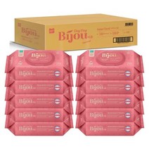 모나리자 비쥬 코랄 캡형 물티슈 70매 x 10팩