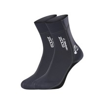 1 쌍 3mm 네오프렌 다이빙 양말 미끄럼 방지 따뜻한 패치 워크 잠수복 신발 수영 다이빙 서핑 부츠, 회색, XL