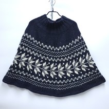 가다컴퍼니 HOBBYRA HOBBYRE 호비라호비레 노르딕 울 니트 케이프 C695