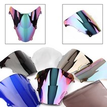 스즈키 SV650 SV650S SV1000 SV1000S SV 650 1000 용 오토바이 윈드 실드 더블 버블 윈드 스크린 액세서리, 02 Iridium
