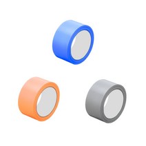 자국안남는 테이프 18mm 잘떨어지는 컬러 멀티 테이프 W061661EA, 흰색
