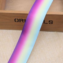 띠지 레인보우 스트라이프 프린트 그 로그 랭 리본 1 40mm diy 헤어 보우 테이프 웨딩 파티 장식 선물 포장 크리스마스, [02] Purple gradient, [01] 40mm