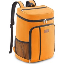Lifewit 30-36 캔 배낭 쿨러 방수 절연 소프트 런치 경량 누출 가방 남성 여성, Orange, 30 Can