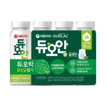 서울우유 듀오안 플레인 유산균 음료 140ml x 4개, 단품