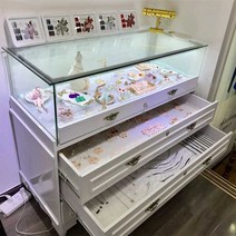 쥬얼리 쇼케이스 진열대 주얼리 사각 스테이지 팔찌, 80x40x90(라이트 스트립)