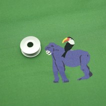 파자마만들기 유아동 면샤틴 동물무늬 고밀도원단