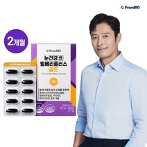 프롬바이오 눈 건강엔 빌베리 플러스 골드 2박스 2개월, 없음