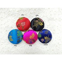 매화무늬 싸개단추/배씨머리핀재료/한복싸개단추