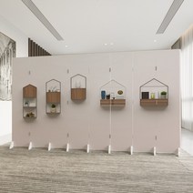 남쪽나무 패브릭 공간분리 이동식 인테리어 파티션 218종 모음전(양면) [주문제작 가능], 40cm 너비 x 8단, 240높이(cm), K03