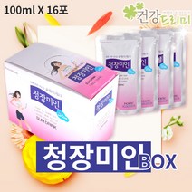 청장미인 100mlx16포 1box 슬림드링크 장청소