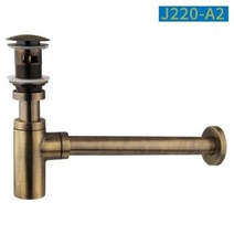 Vidric 청동 앤티크 골드 황동 벽 소대 대야 수도관 아래 원형 물 분리기, J220-A2