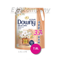 다우니 생화향기 컬렉션 섬유유연제 코튼 퓨어러브 리필, 7.8L, 15개