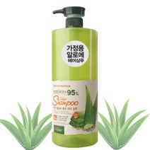 1500ml 대용량 샴푸 착한 오가니아 알로에 베라 샴푸 1개/2개/3개, 1개