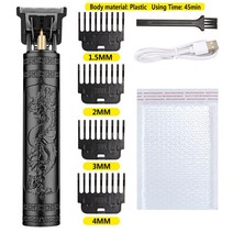 전기 면도기 가성비 살균새로운 남성용 전기 면도기 T9 USB 충전식 헤어 커팅 머신 전문 트리머 이발사 수, 06 plasticdragon nobox, plasticdragon nobox