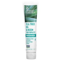 DESERTESSENCE 티트리 오일 님 치약 윈터그린 6.25 oz 176 g), 한 사이즈, 단색, 176g, 1개
