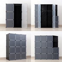 [where ever]DIY 선반장 수납장 간이옷장 조립식옷장 다용도, 10칸