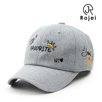 [로제이] 남여공용 패브 볼캡 야구모자 RCN112_GR