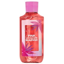 배스앤바디웍스 BBW 핑크 파인애플 썬라이즈 2종 바디크림 샤워젤 워시, 02_샤워젤