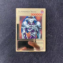 수집품 화석 축구카드 인형 물소뿔 Yu-Gi-Oh 합금 컬렉션 카드 파란 눈 어두운 마법의 오벨리스크 슬라이퍼, 06 SUMMONED SKULL