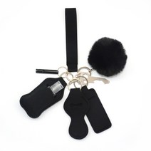 호신용 경보기 치한 신변 보호 자기 방어 keychain set key 후추 호신용 무기, 협력사, 검은 색