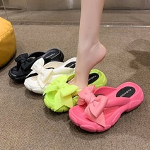 무드무드 / 피크 리본 꼬임 슬리퍼