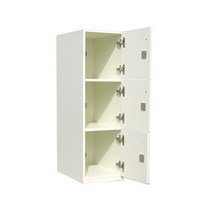 sy개인사물함3인용 학원 락카장 사무용락카 보관함 완제품, 화이트(연한미색)A형(상부장)