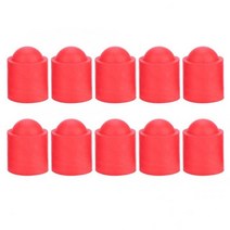 당구큐가방 큐케이스 10pcs 팁 커버 팁 캡 고무 풀 팁 스틱 보호 캡 스누커 액세서리, 빨간색