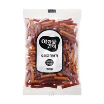 100g 국내원료 영양만점 오리고기 버거 애견카페 반려견선물 건식 노즈워크 노령견 간식추천 훈련보상