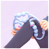 제이위즈 종알빼기12롤 종아리 다리 마사지기 마사지롤러, 블루